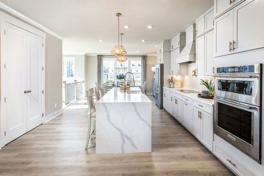 Representative furnished interior of a home built from the Brayton by Beazer Homes in The Groves at Myrtle: Myrtle Street, Roswell (Image 8).