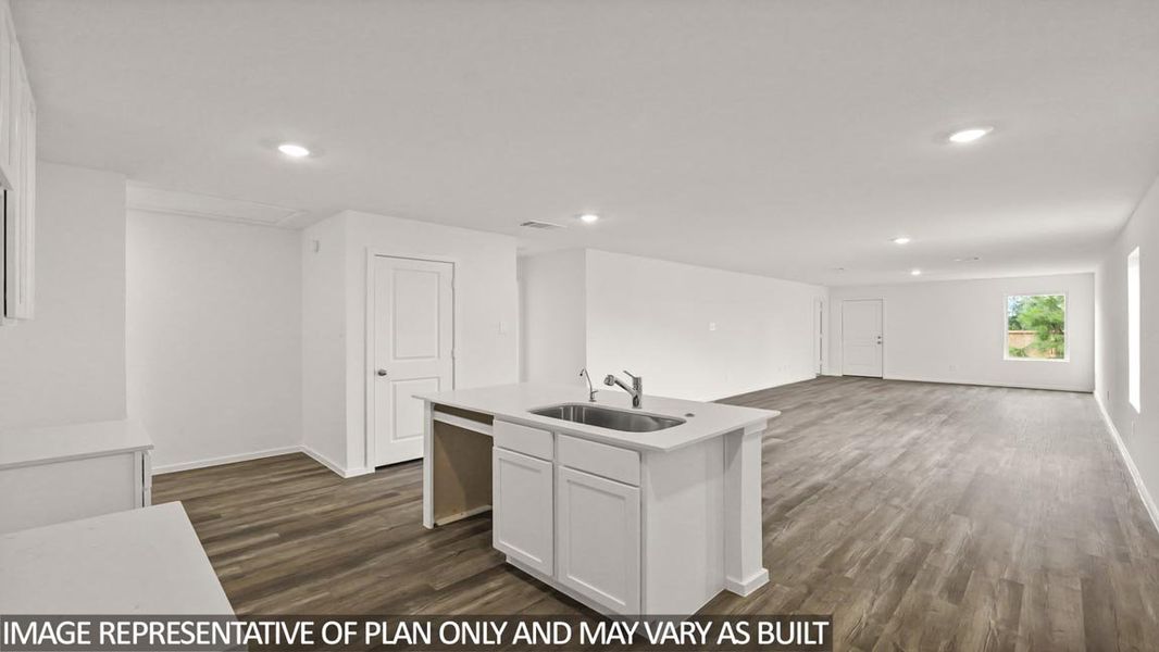 Furnished interior view inside a new home in The Canopies, Splendora (Image 3).