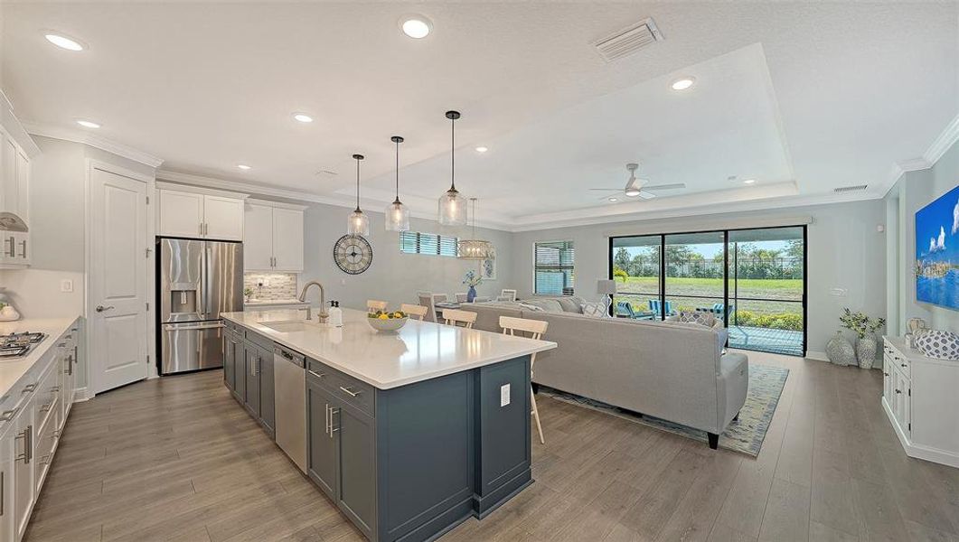 Furnished interior view inside a new home in , Bradenton (Image 29).