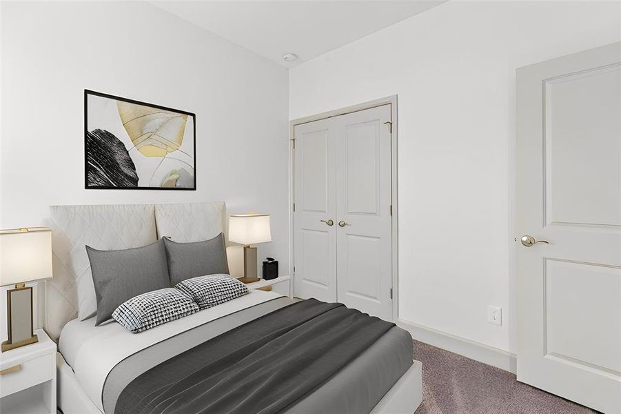 Virtually Staged Bedroom 1