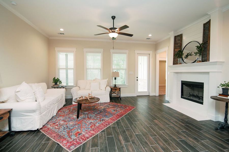 Representative furnished interior of a home built from the The Ashley by Reece Homes in Harvest Meadows, Bryan (Image 12).