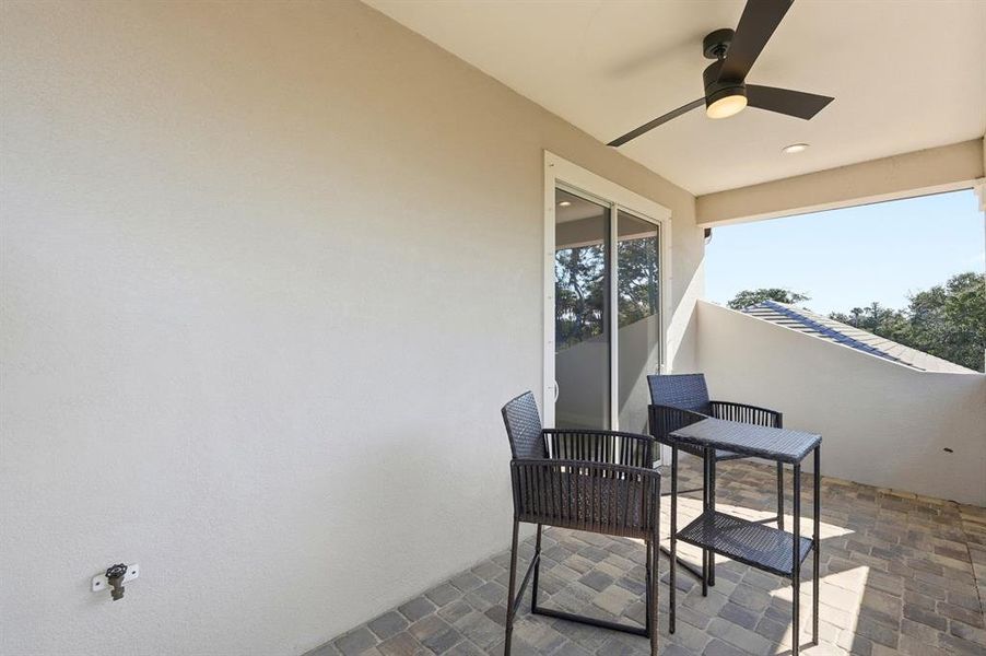 Exterior details and patio area of a home in , Palm Coast (Image 36).