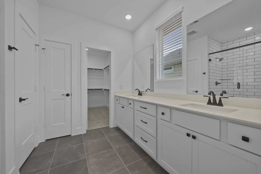 Furnished interior view inside a new home in Elyson Courtyard Collection, Katy (Image 5).