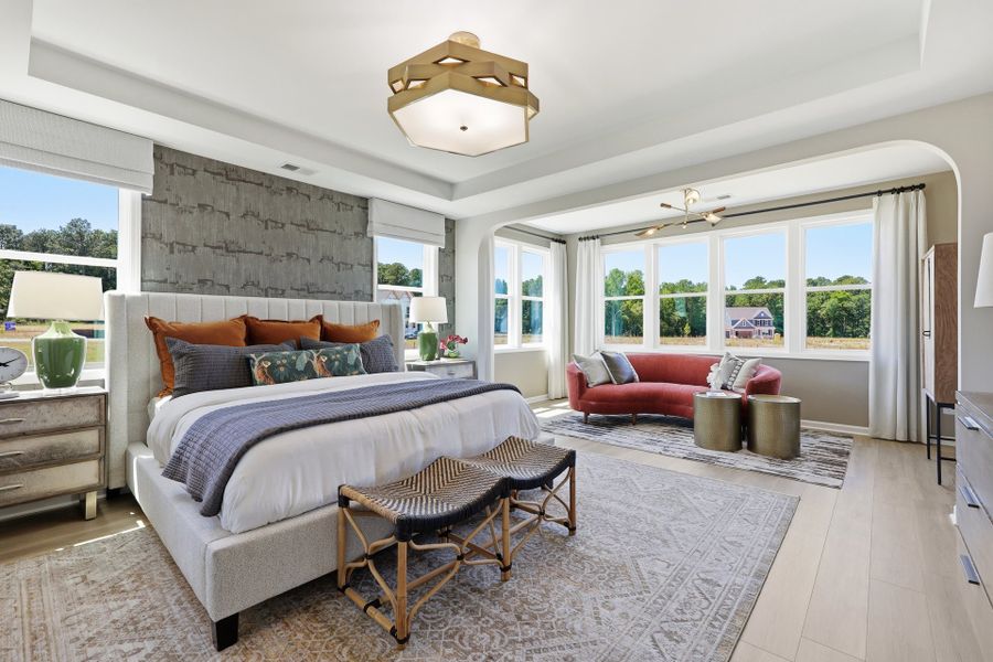 Representative furnished interior of a home built from the Biltmore by McKee Homes in Sandy Springs, Aberdeen (Image 4).