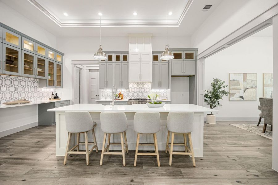 Furnished interior view inside a new home in , Houston (Image 7).