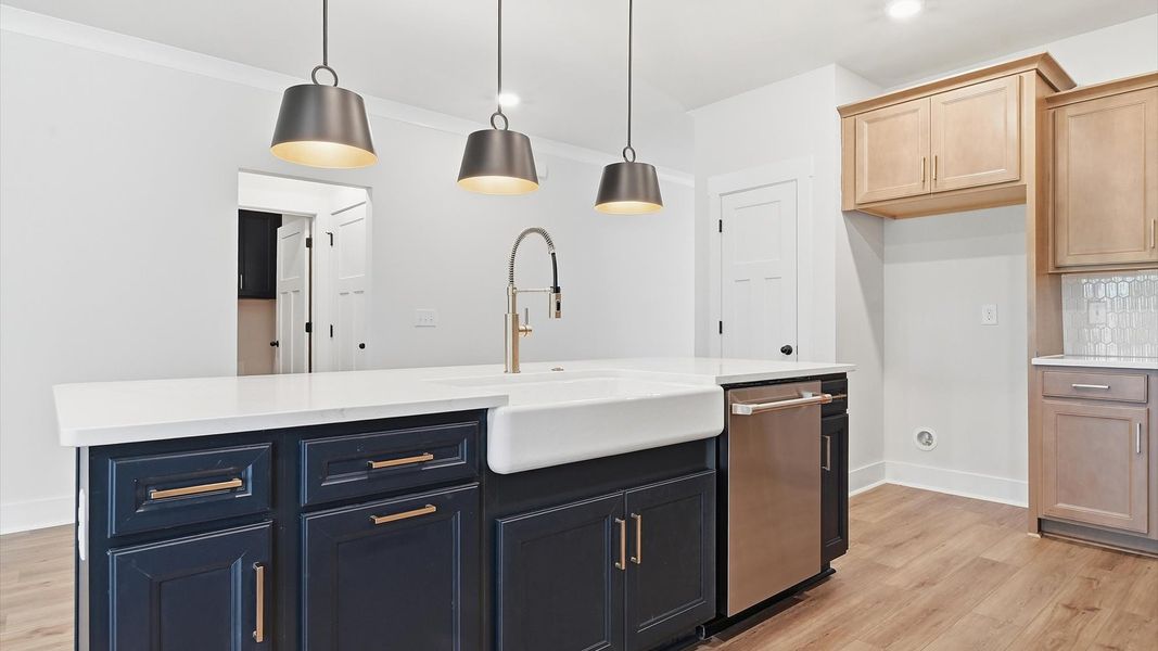 Stunning kitchen centerpiece designed to elevate both entertaining and everyday living at the Harrier Point community