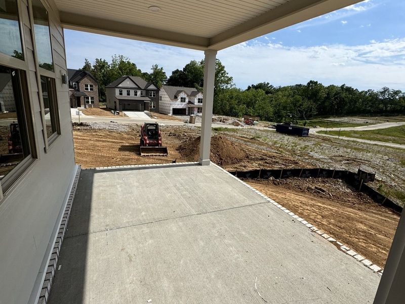 Exterior details and patio area of a home in Woods Crossing, Gallatin (Image 3).