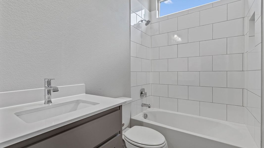 Furnished interior view inside a new home in Morningstar, Aledo (Image 13).