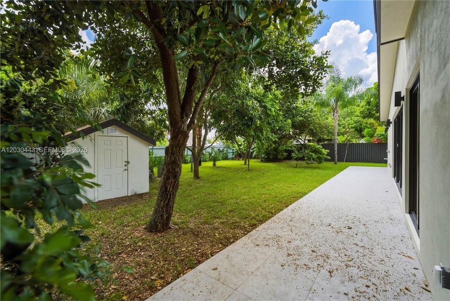 Exterior details and patio area of a home in , West Park (Image 22).