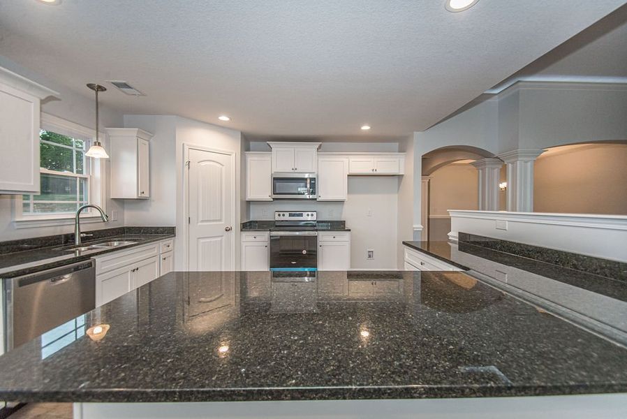 Furnished interior in a model home at Ballentine Ridge in Lyman (Image 11). Furnished interior in a model home at Ballentine Ridge in Lyman (Image 11).