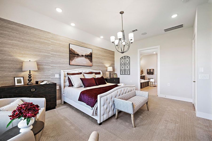 Representative furnished interior of a home built from the Bergamot by Caldwell Homes in The Highlands, Porter (Image 18). Representative furnished interior of a home built from the Bergamot by Caldwell Homes in The Highlands, Porter (Image 18).