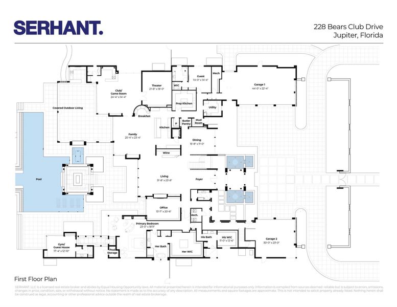 2D floor plan layout of this home in , Jupiter, FL (Image 3).