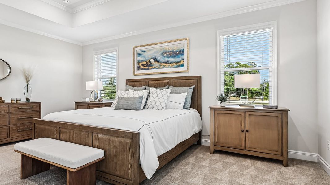 Representative furnished interior of a home built from the Venice by Maronda Homes in Malabar Springs, Palm Bay (Image 28).