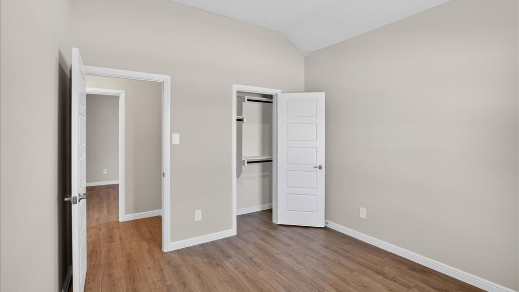 Representative unfurnished interior of a home built from the Odessa by D.R. Horton in Lakeview Pointe, Midlothian (Image 31).