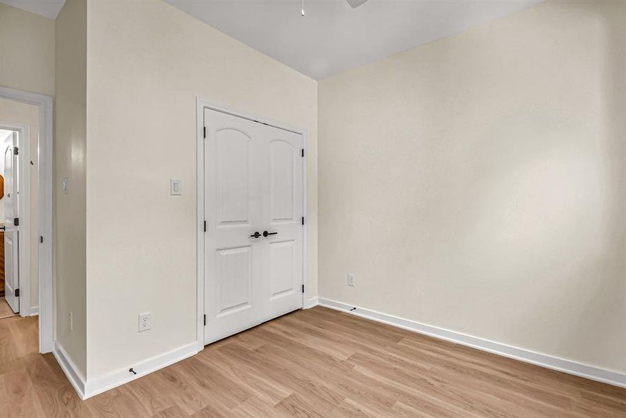 Double door closet in this bedroom as well.