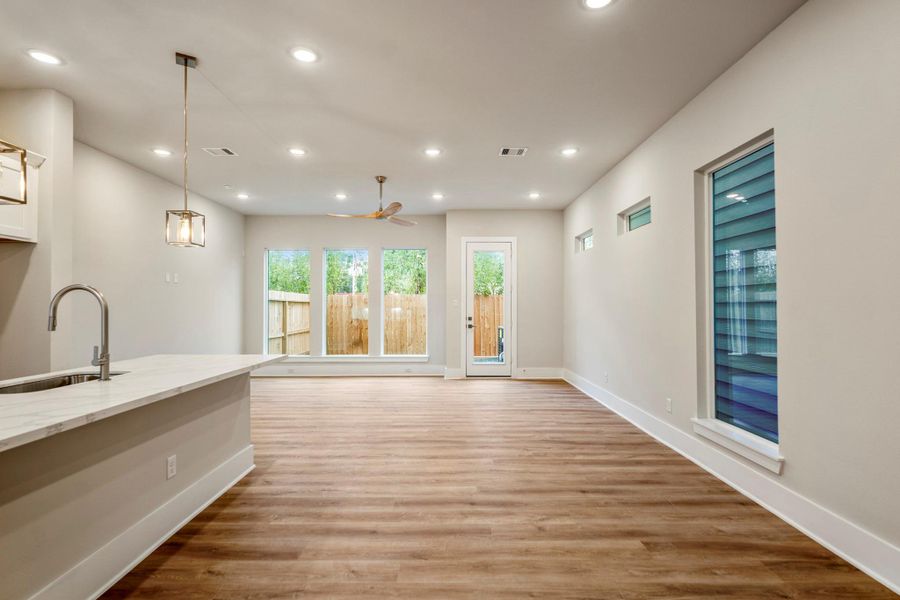 Furnished interior view inside a new home in , Houston (Image 6). Furnished interior view inside a new home in , Houston (Image 6).