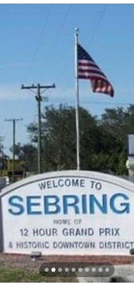 Sebring home of the 12 hour Grand Prix Races