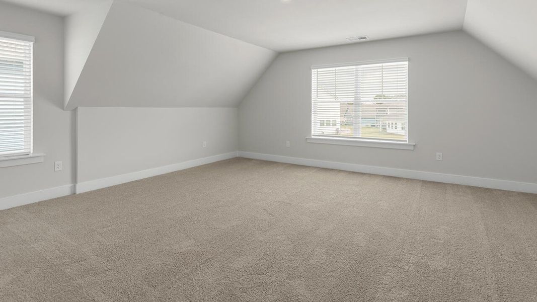 Spacious, unfurnished interior of a new home in Surfside Landing, Hubert (Image 36).