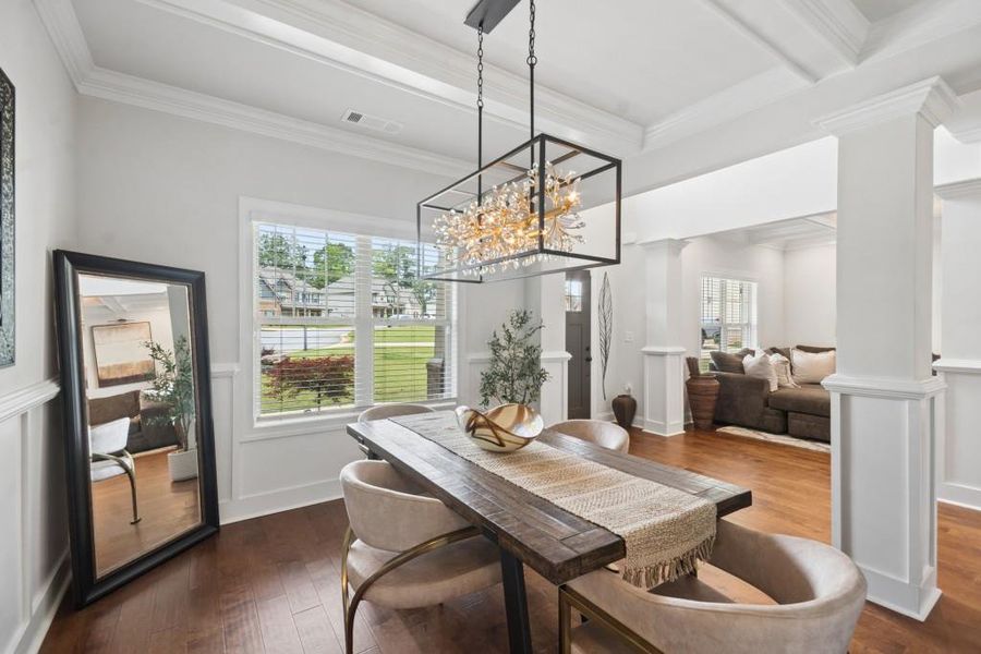 Furnished interior view inside a new home in Nine Oaks, Locust Grove (Image 32). Furnished interior view inside a new home in Nine Oaks, Locust Grove (Image 32).