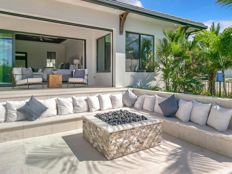 Exterior details and patio area of a home in , Fort Myers (Image 39).