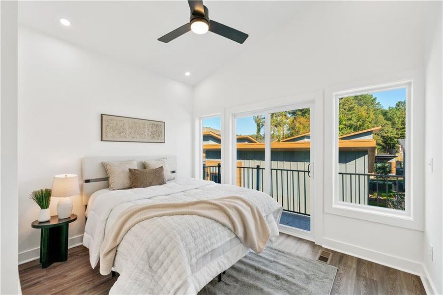 Furnished interior view inside a new home in , Union City (Image 20).