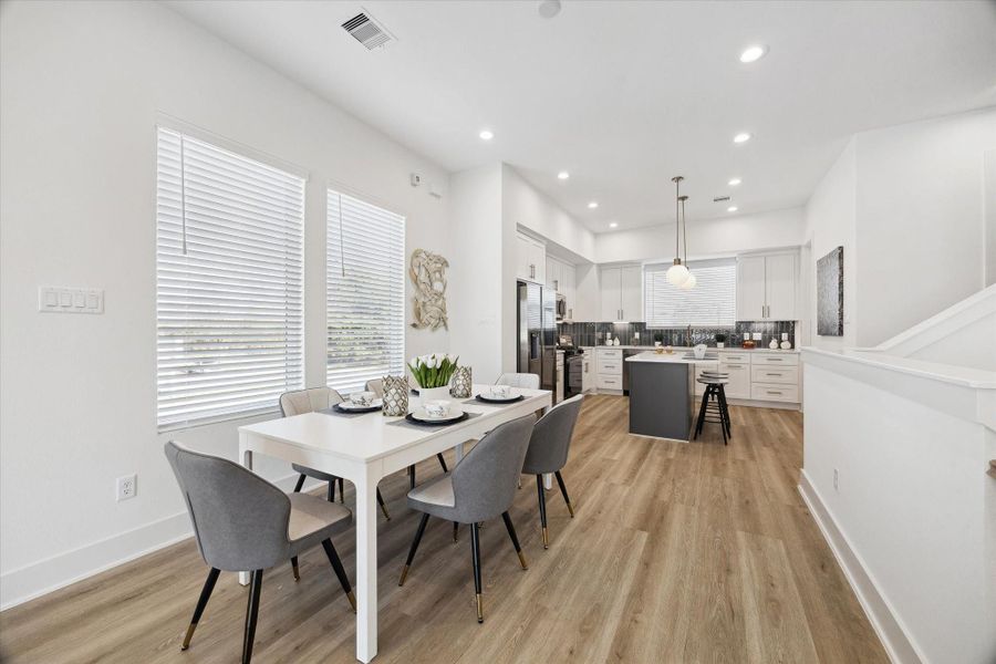 Furnished interior view inside a new home in , Houston (Image 16).