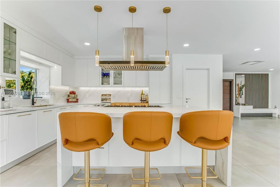 Furnished interior view inside a new home in , Surfside (Image 31).