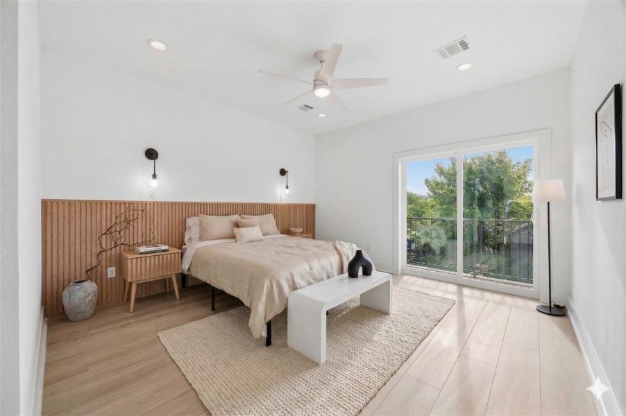 Furnished interior view inside a new home in , Houston (Image 4).