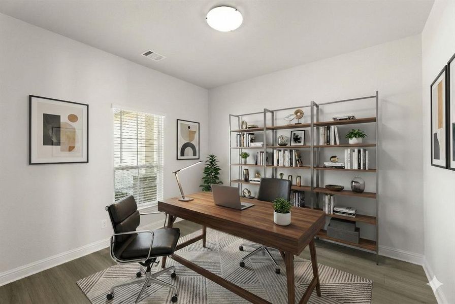 Furnished interior view inside a new home in Hartson Estates - 1 Acre Lots, Midlothian (Image 12).