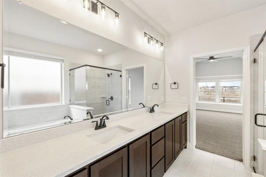 Furnished interior view inside a new home in Silo Mills, Joshua (Image 8).