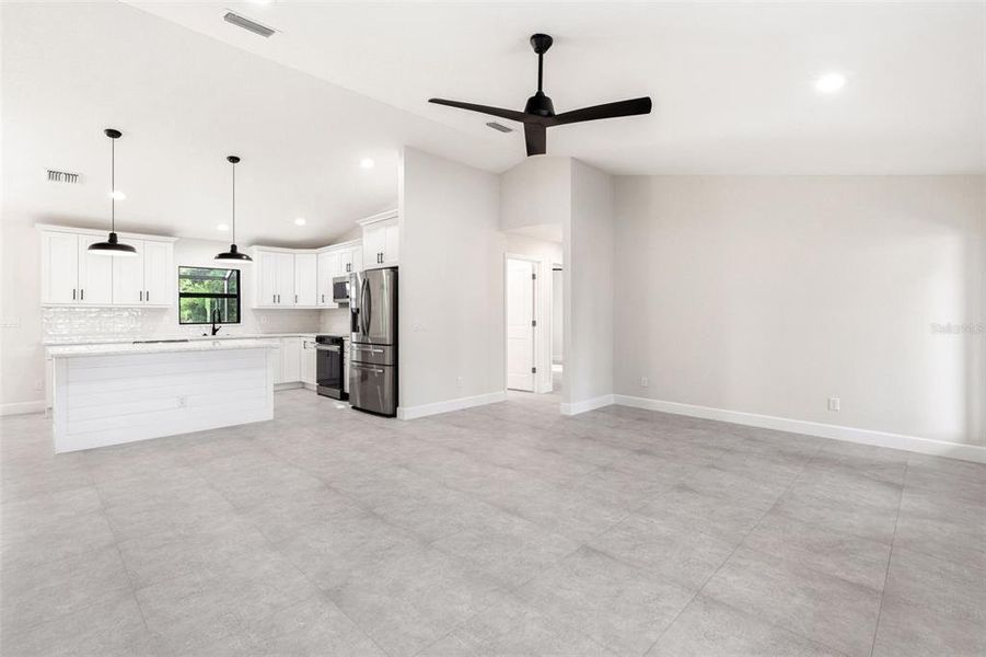 Spacious, unfurnished interior of a new home in , Port Charlotte (Image 36).