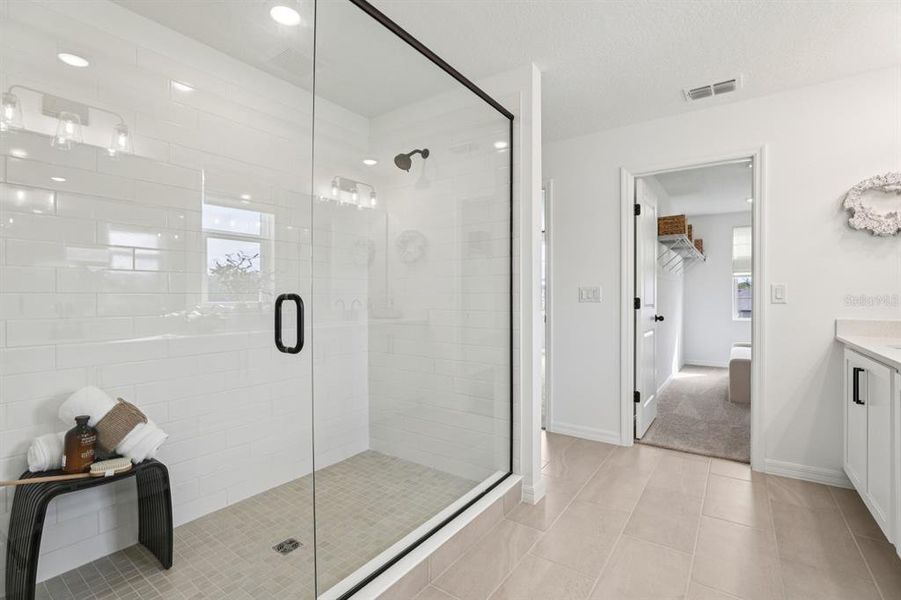 Furnished interior view inside a new home in Hawks Run, Kissimmee (Image 52).