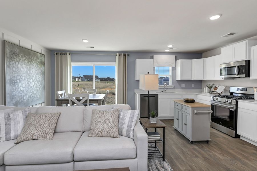 Representative furnished interior of a home built from the Jarrod by Veranda Homes in Trenton Place, Roebuck (Image 9).