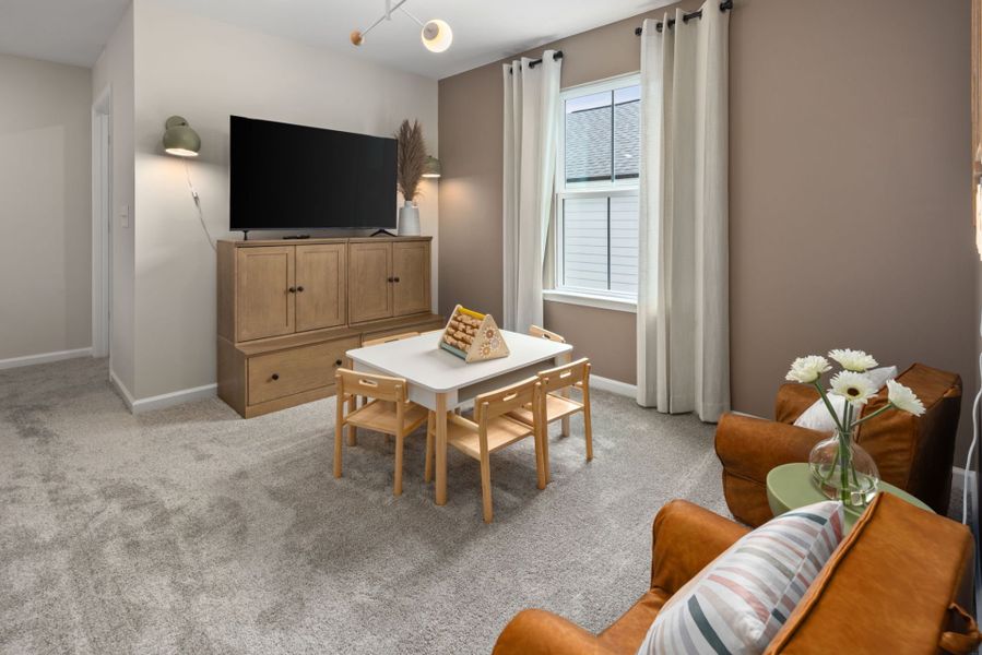 Furnished interior view inside a new home in Providence Oaks, Fuquay Varina (Image 19).