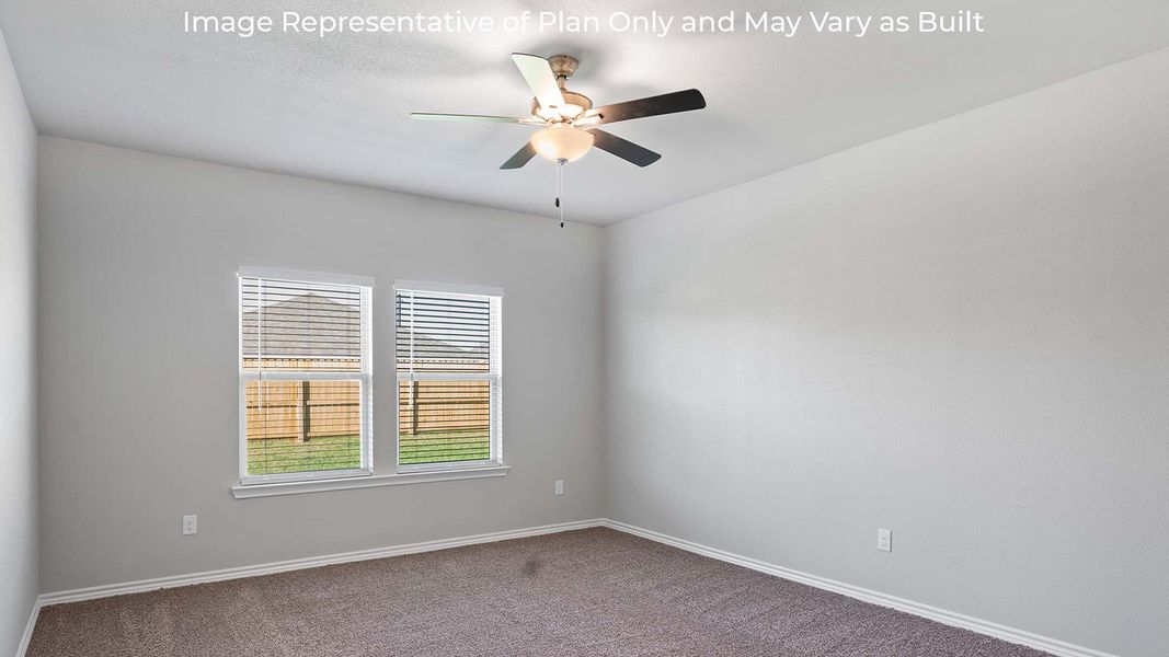Representative unfurnished interior of a home built from the Naples by D.R. Horton in Woodside, Corpus Christi (Image 18). Representative unfurnished interior of a home built from the Naples by D.R. Horton in Woodside, Corpus Christi (Image 18).