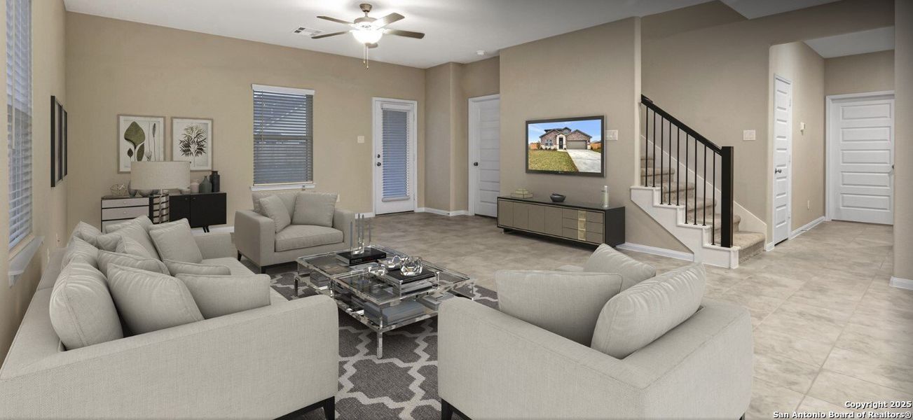 Furnished interior view inside a new home in , Cibolo (Image 7).