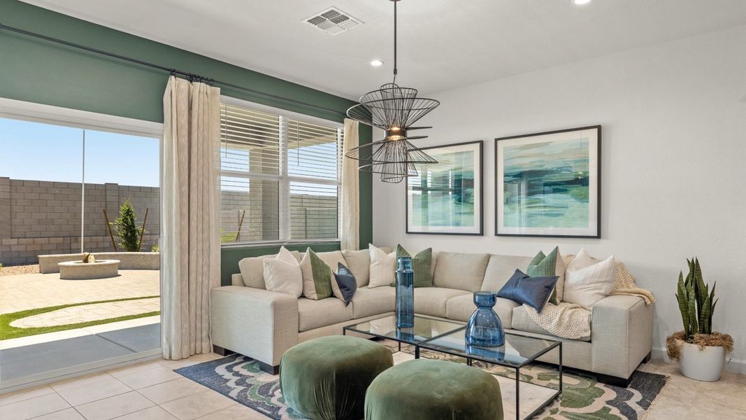 Furnished interior view inside a new home in Magma Ranch Vistas, Florence (Image 10).