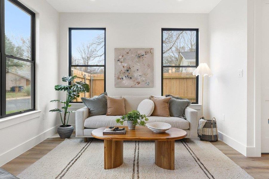 Furnished interior view inside a new home in , Austin (Image 18).