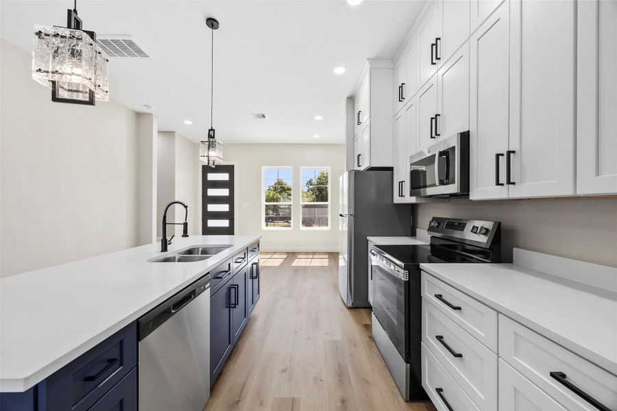 Furnished interior view inside a new home in , Houston (Image 10).