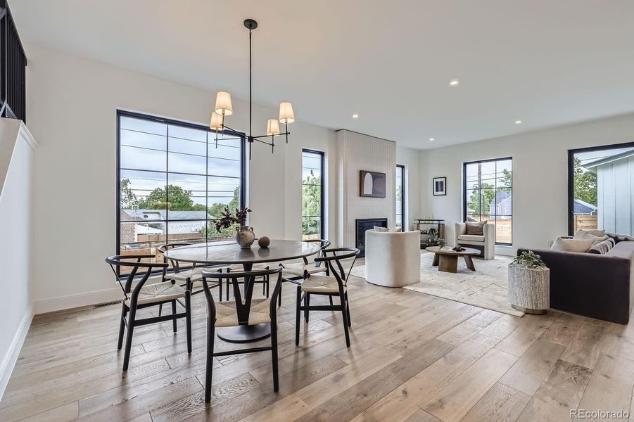 Furnished interior view inside a new home in , Wheat Ridge (Image 8).