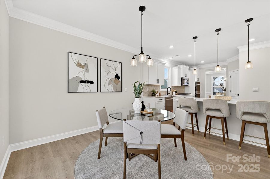 Furnished interior view inside a new home in Falls Cove, Troutman (Image 12).