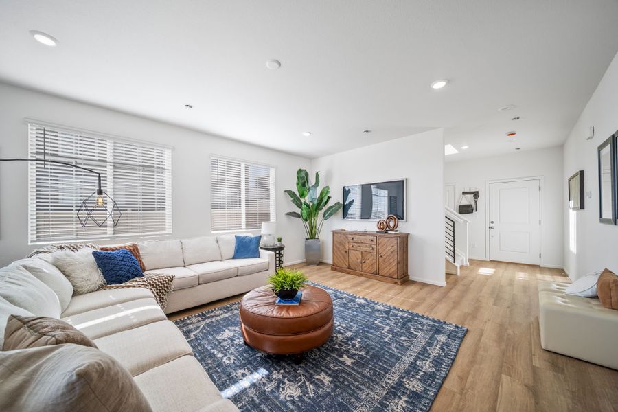 Furnished interior view inside a new home in Green Valley Ranch, Aurora (Image 9).