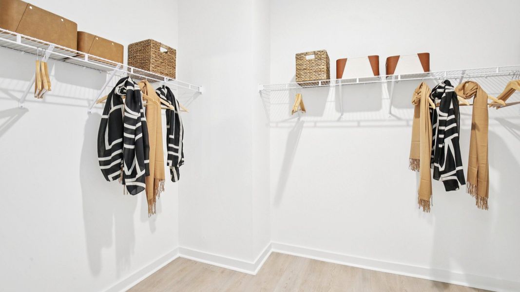 Representative furnished interior of a home built from the Lassiter by DRB Homes in Cottages of Bearwood, Mount Pleasant (Image 32).