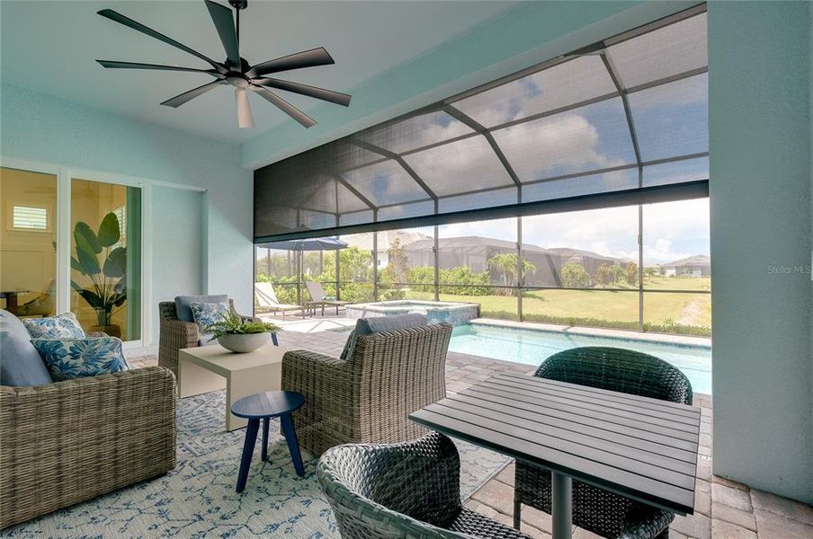 Exterior details and patio area of a home in , Englewood (Image 36).