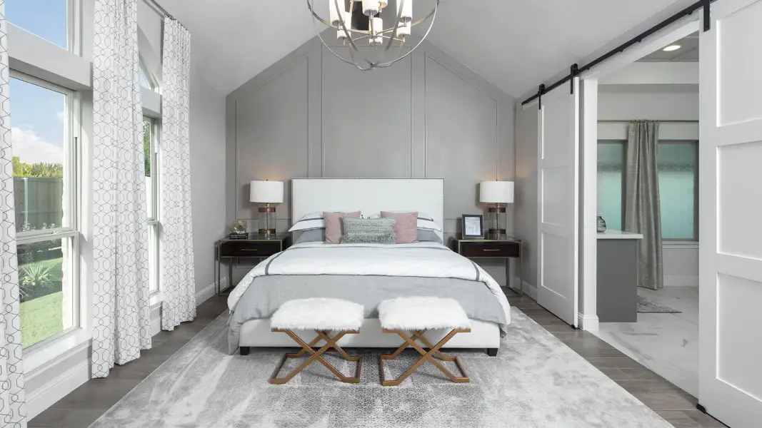 Representative furnished interior of a home built from the 2916W by Perry Homes in Veramendi, New Braunfels (Image 15).