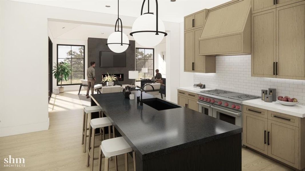 Architectural Rendering-Not actual unit. Villa Five is under construction. Example of Designer selection options