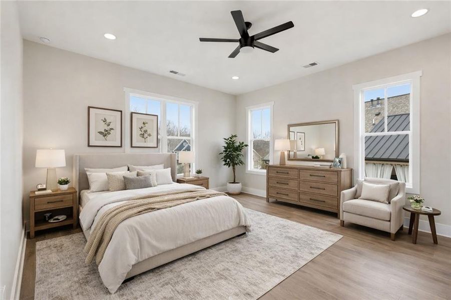 Furnished interior view inside a new home in , Dawsonville (Image 33).