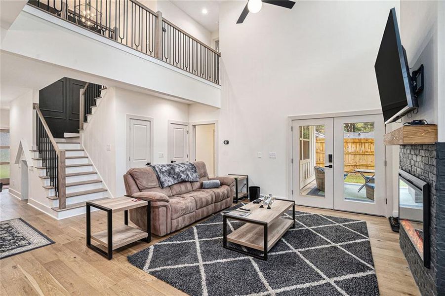 Furnished interior view inside a new home in , Marietta (Image 17).