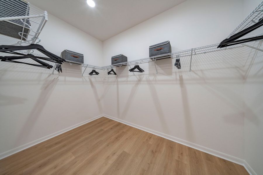 Walk-In Primary Closet in Central Florida Home