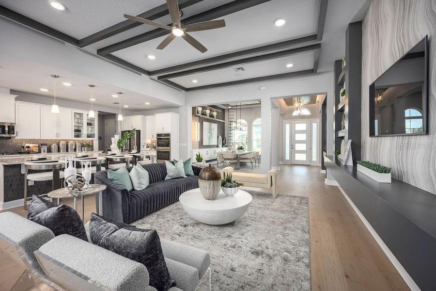 Furnished interior view inside a new home in Wolf Lake Ranch, Apopka (Image 30).